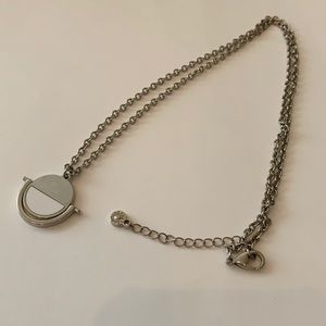 Baublebar white snowfall pendant necklace